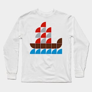 Ships Ahoy! (Big) Long Sleeve T-Shirt